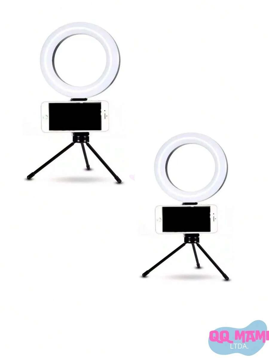 Ring Light Led Illuminating Ring "6 Inches Flexible" With Cell Phone Holder Universal Selfie Youtuber Recording Photos Makes Control The Lights By The Original Multifunctional Control Immediate Shipping - 2個單位 - 查看 1