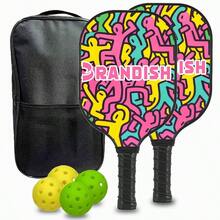 RANDISH Fiberglass Pickleball Paddle, Outdoor Sports - Pink - View 15