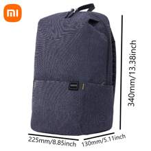 Xiaomi Mi 休闲背包，EPE 软垫肩带更舒适，防水材料在雨天保护物品，Nx Lite 扣耐用坚固，YKK 拉链坚固耐磨 - 彩色 - 查看 2