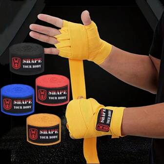 2入組3m拳擊手包男女成人踢拳泰拳手包彈性繃帶拳擊手套