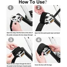 2pcs Nylon Summer Cycling Pedal Straps With Toe Clips, Adjustable Anti-Slip Bike Foot Straps For Fixed Gear, Pedal Bike Toe Straps Bicycle Accessories