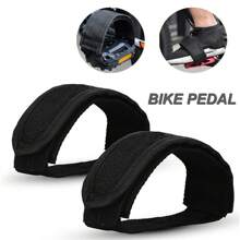 2pcs Nylon Summer Cycling Pedal Straps With Toe Clips, Adjustable Anti-Slip Bike Foot Straps For Fixed Gear, Pedal Bike Toe Straps Bicycle Accessories