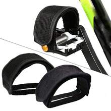 2pcs Nylon Summer Cycling Pedal Straps With Toe Clips, Adjustable Anti-Slip Bike Foot Straps For Fixed Gear, Pedal Bike Toe Straps Bicycle Accessories