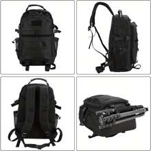 50L Outdoor Backpack Rucksack Camping Hiking Trekking Bag - Black - View 3