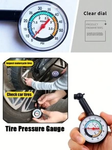 High Precision Tire Pressure Monitor For Cars, Trucks, And Motorcycles, Including Tire Pressure Gauge And Monitoring System