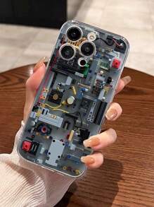 技术印花透明防摔加厚保护手机壳兼容 15 XR/7/8、 15 Pro Max/12 Pro Max/13 Pro Max/14 Pro Max 13 14 11 12P 14 P11 P12 XS.XR /78P.78GES2，兼容 A13 4G A22 A21S A51 4G A52 S22 Ultra A33 5G，兼容 Redmi 10、Redmi Note 11 4G、Redmi 11 Lite A53 TPU A14/A23/S23 Ultra S24 A14 A15 S23 A73，兼容三星和红米手机防水防震防刮