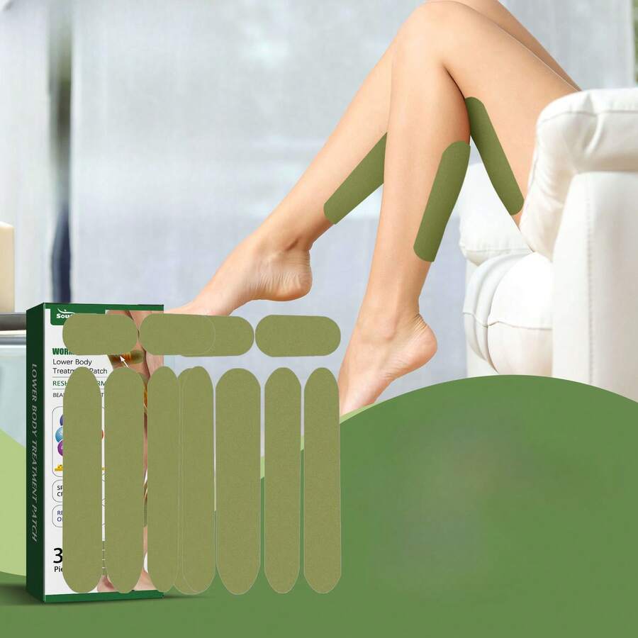 Parche Levantador Muscular de 30/90 unidades, etiqueta adhesiva para cuidado corporal - Verde - Ver 1