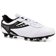 CALCADOS LGHT LIGHT Natural Grass Field Football Leather Boot Kit + Backpack + Adult Socks - 白色 - 查看 3