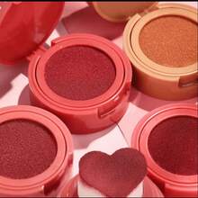 1 Piece Heart Blush, Heart Shaped Blush Stick, Blush Piece, Moisturizing Blush Stick, 1 Piece Long Lasting Waterproof Face Makeup Product - Rose Ritual - 查看 6