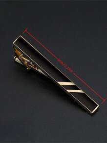 5pcs Men Fashion Personalized Versatile Tie Clips, Silver Business Casual Tie Pin Suitable For Formal Suit Wear Men Necktie