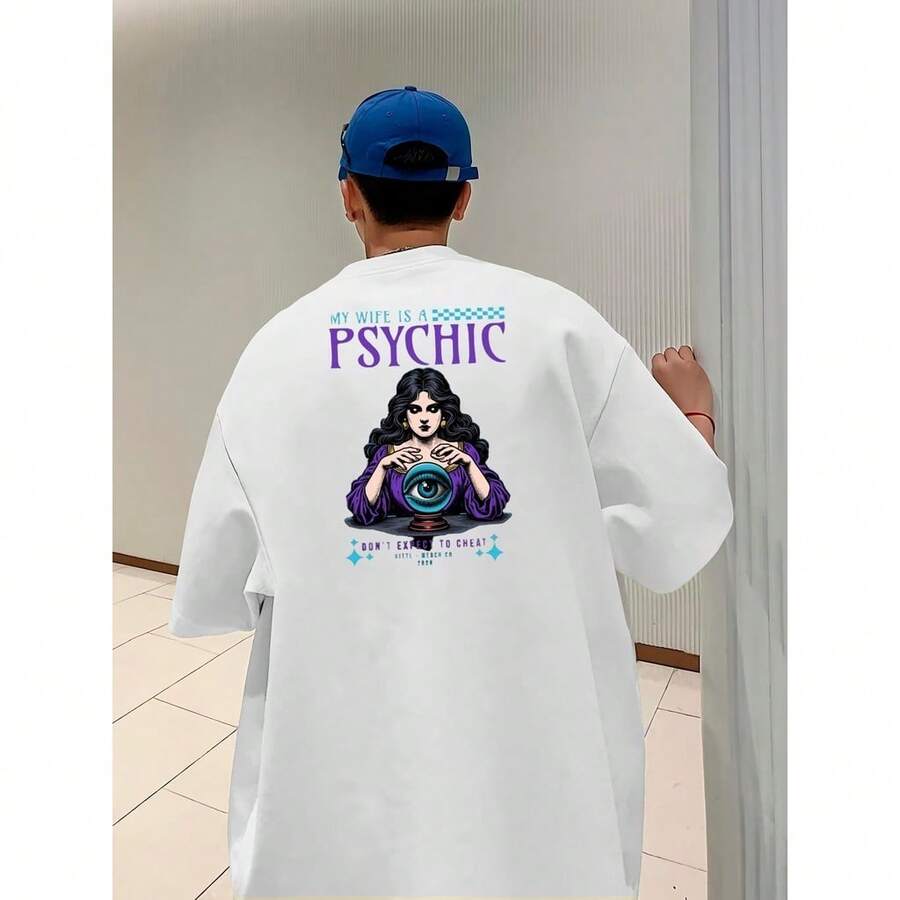 Men's Oversized T-Shirt Tumblr Eye Eyes Streetwear Man Premium Oversize Shirt - 白色 - 查看 1