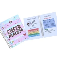 Caderno de Estágio para Enfermagem - Rosa empoeirado - Visão 2