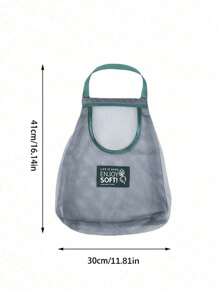 1pc Kitchen Storage Mesh Bag, Vegetable & Fruit Storage Bag, Random Single/Double Layer