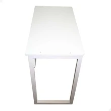 Desk Computer Table Notebook Office Study Table - trắng - Xem 7