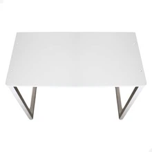 Desk Computer Table Notebook Office Study Table - trắng - Xem 6