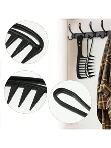 2 pezzi Pettine a denti larghi per acconciatura a pompadour, pettine retrò per arricciare i capelli da uomo, pettine a forma di lisca di pesce traforato anti-statico, colore nero, spazzola per capelli, pettine, accessori per capelli, prodotti e accessori per capelli per barbiere, salone di bellezza, articoli essenziali da viaggio, spazzole, spazzola per bordi, spazzola per capelli, set di spazzole per capelli, pettine per capelli, mini spazzola per capelli, spazzola districante, prodotti per capelli, accessori per capelli, cura dei capelli, spazzola per capelli ricci, barbiere, attrezzatura per parrucchieri, articoli essenziali da viaggio, acconciatura, parrucchiere, spazzola per capelli, spazzola per capelli lisci, spazzola per styling, spazzola per capelli ricci, spazzola per bordi, pettine per capelli, spazzolare i capelli, set di spazzole per capelli, pettine per capelli, pettine per ricci, spazzola districante, spazzola per capelli da donna, capelli, viaggio