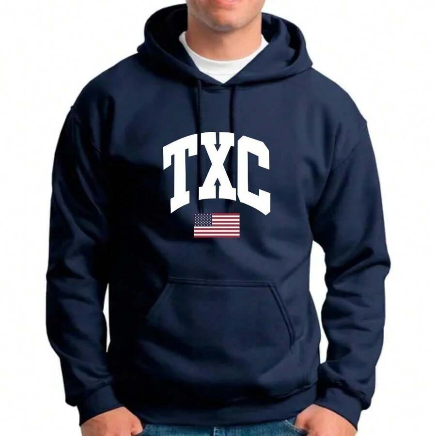 TXC Country Texas Kangaroo Country Sweatshirt - 藏蓝色 - 查看 1