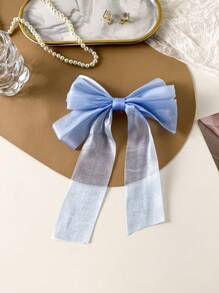 4个/套奶油色蕾丝蝴蝶结发夹，女性化发饰，情人节理想之选，情人节爪夹发卡，学生用品，优雅，学院风，冬季女装，蝴蝶结，可爱