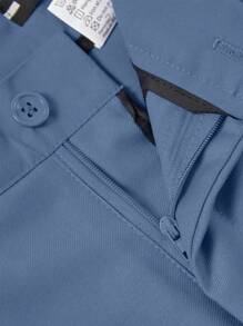 Boys Suits 2-Pieces Suit Set Toddler Tuxedos Dresswear Ring Bearer Outfit Wedding Blazer Pants Formal Suits For Kids Blue Grey Size 6-16Y - Dusty Blue - View 6