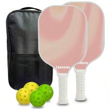 RANDISH Fiberglass Pickleball Paddle, Outdoor Sports - Pink - View 3