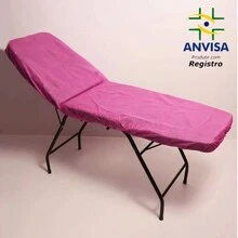 Disposable TNT Sheet (10 Units) With Pink Elastic 2.00 X 0.90 - Màu Hồng Tươi - Xem 1