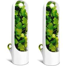 Herb Saver For Refrigerator, Herb Saver Pod, Vegetable Preservation Bottle, Fresh Herb Keeper For Cilantro, Mint, Parsley, Asparagus, Keeps Greens Fresh For 2-3 Weeks