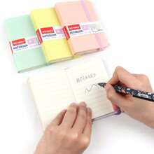 Motarro* 1 pieza Cuaderno macarrón de colores 80g con 100 , A7 tamaño - Multicolor - Ver 5