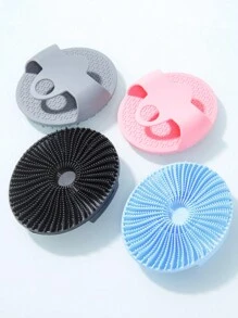 WANMEI 1支柔软硅胶身体去角质刷，手持式淋浴清洁刷，有效去除淋浴老茧并轻柔按摩，品牌，适用于客厅、卧室、浴室等家居装饰，旅行必备，婚礼、派对、生日礼物，男士、父母、朋友的理想之选 - 彩色 - 查看 10