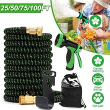 4X Stronger DeluxeFlex - Heavy-Duty, Expandable, Flexible, Kink-Resistant, Burst-Proof Garden Water Hose For Effortless Watering And Longer Durability - 100FT - Xem 1