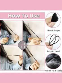 256 件女孩辫子发珠套装，包括 50 件 12x14 毫米大号女孩辫子发珠、5 件快速辫子串珠器、200 条弹性橡皮筋和 1 件鼠尾梳 - 彩色 - 查看 4