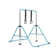 Gymnastics Bar Adjustable Gymnastics Bar Training Kip Bar Gymnastics Equipment Gymnastics Bars - Blue With Mat - View 5