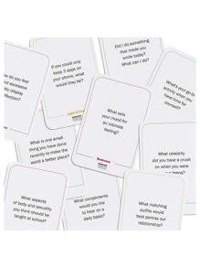 Paquete de intimidad - Juego de cartas con preguntas que promueven el pensamiento para parejas y la conexión íntima (2 barajas: Parejas + Íntima) - Multicolor - Ver 8