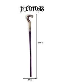 Snake Cane Walking Stick Cobra Snake Realistic Accessory For Cleopatra Pharaoh Egypt Costume - Gold, Black - View 3