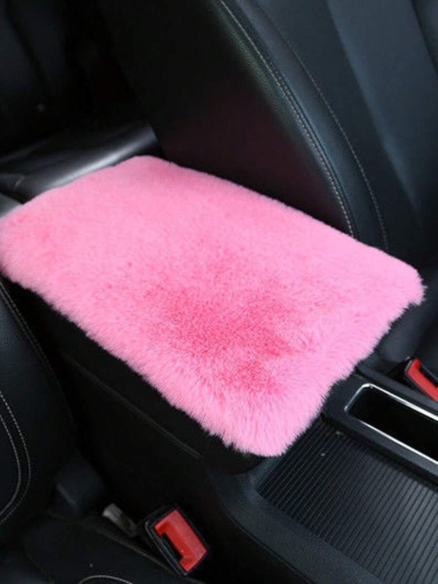 Pink Soft Plush Armrest Cover Cushion Pad, Autumn/Winter for Sale