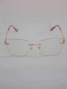 AMIA Women's Metal Eyeglass Frame MOD 8020 - Bụi hồng - Xem 3