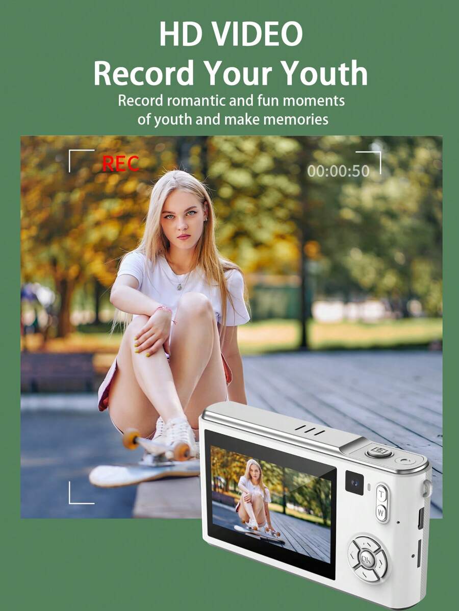 3.0英寸显示屏CCD数码相机 - Camera + Memory Card + Card Reader + Data Cable - 查看 1