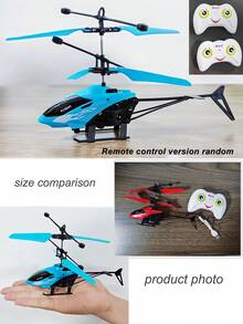 1pc Quà tặng cho trẻ em Máy bay trực thăng điều khiển từ xa Rc Đồ chơi bay bằng nhựa Cảm biến cử chỉ Máy bay Đồ chơi giáo dục tương tác có đèn LED Bộ cho bé trai và bé gái (Có phiên bản điều khiển từ xa và không có phiên bản điều khiển từ xa) - nhiều màu - Xem 11