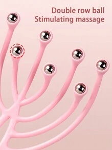 1 件便携式手持头部头皮按摩器，9 爪设计，促进头发生长，深度放松，缓解压力，适合办公室和家庭 SPA 使用、头发、美发工具、护发、学校、返校、旅行、旅行必需品、家庭必需品、水疗、按摩工具、按摩、按摩器、水疗