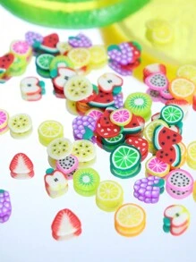 12 griglie Serie di frutta Terracotta Lattice Resina Riempitivo, Argilla polimerica morbida Stampo in silicone per fette di limone, fragola, arancia in resina epossidica, materiali di riempimento per artigianato e decorazione fai-da-te