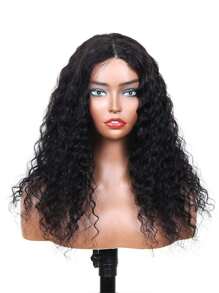 180% Ready To Wear 13x4 Deep Wave Lace Front Wigs Human Hair 13x4 HD Lace Deep Curly Glueless Frontal Wigs Human Hair Pre Plucked For Women Put On And Go Wig