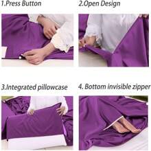 1 Pc Lightweight Sleeping Bag Liner Sleeping Sack Outdoor Camping Hotel Travel Sheet