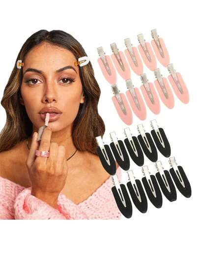 10pcs/Set No Bend Seamless Hair Clips Side Bangs Barrette Makeup Washing Face Accessories Women Girls Styling Hairpins, Hair Tools, Hair Products And Accessories For Barber Salon Beauty Back To School, Travel Holiday Essentials, Hair Accessories Slick Back Brush, Hair Dryer, Hair, Barber, Edge Brush, Styling Brush, Hair Dryer, Hair Stuff, Hair Spray, Curly Hair Products, Hair Cutting Scissors, Christmas, Barbershop, Hairdressing, Hair Dryer, Hair, Accessories, Hair Products, Hair Tools, Hair Stuff, Hair Care, Curly Hair Brush, Barber, Hairstyle, Hairdressing,Hair,Travel,Hair Products,Hair Tools,Hair Stuff,Barber,Barber Accessories,Barbershop,Hairdressing Equipment