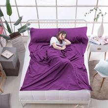 1 Pc Lightweight Sleeping Bag Liner Sleeping Sack Outdoor Camping Hotel Travel Sheet