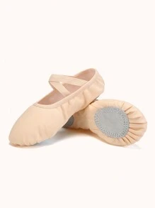 Girls' Ballet Shoes, Pink Dance Shoes With Elastic Laces, Suitable For Indoor Practice, Ballet Flats - Baby Pink - View 2