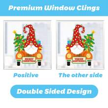 Últimos decoración 2024 - Pegatinas de ventana de gnomo electrostático, pegatinas, vinilos decorativos para pared para decoración del hogar, artículos de decoración de primavera para refrescar tu hogar, pegatinas de decoración de ramas