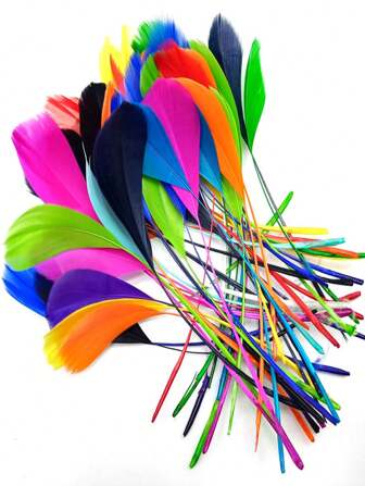 20pcs Goose Feathers Wedding Party Christmas Jewelry Earring Decoration Diy Dream Catcher Handicraft Accessories Plumes 13-18cm
