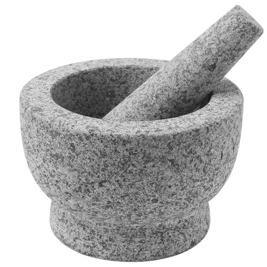 ChefSofi Mortar And Pestle Set, The Ultimate Kitchen Must-Have: Stone Mortar & Pestle Set For Crushing, Grinding, And Powdering – Perfect For Sauces, Spices, Nuts, And More