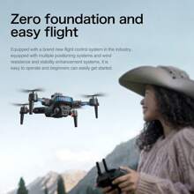 GPS Drone, With 4K Camera And 3 Large Batteries, The Motor Adopts Brushless Technology. Suitable For Adult Beginners, With Intelligent Obstacle Avoidance And GPS Return Home Function, It Is A Good Gift For Friends. - 黑色 - 查看 4