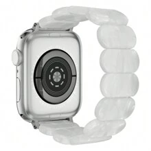 Resin Strap Compatible With Apple Watch Band 49mm 44mm 45mm 40mm 41mm 42mm 38mm Elastic Solo Loop Bracelet Compatible With Apple Watch Series Ultra 9 8 7 6 SE 5 4 3 2 1 - Multicolor - View 14