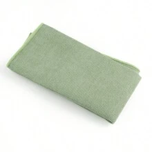 1pc Men's Soft Velvet Grass Green Pocket Square/Handkerchief, Versatile For All Seasons